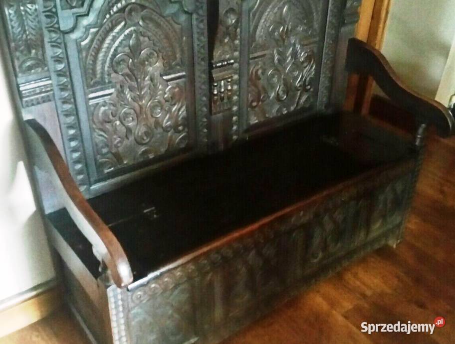 KuferŁawa z XVII w Konopiska