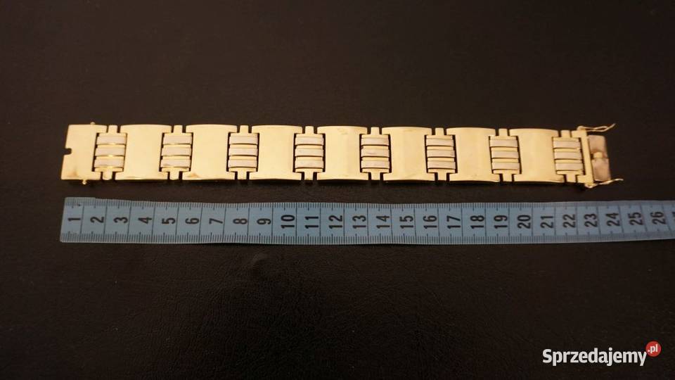 GRUBA SZEROKA BRANSOLETA 270G mazowieckie Warszawa sprzedam