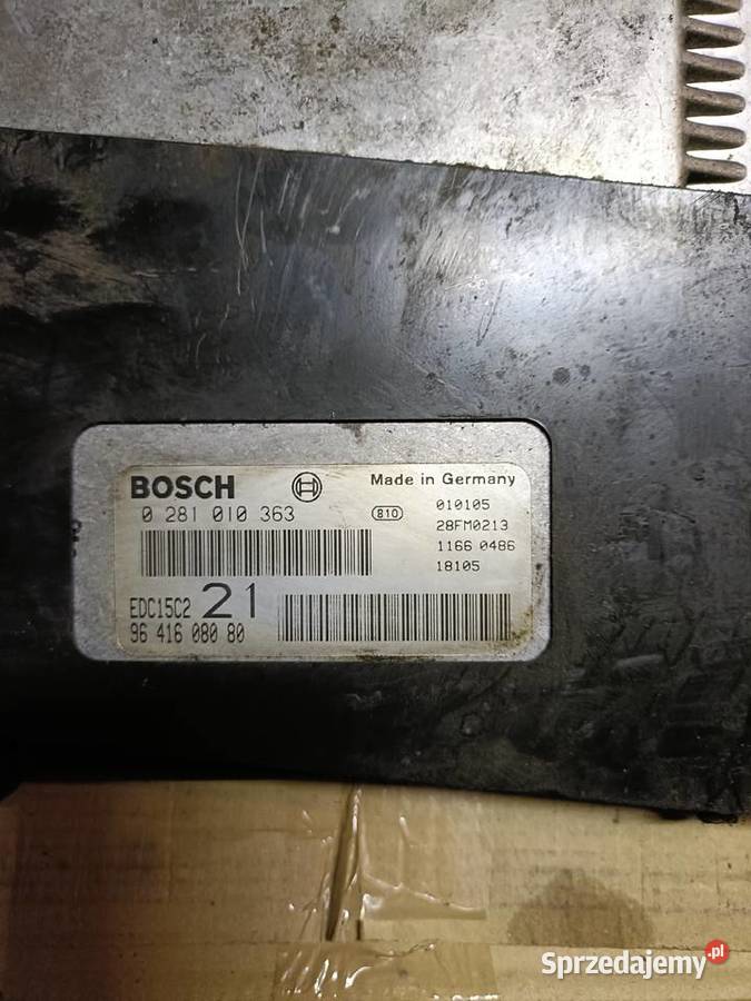 Komputer sterownik ECU PEUGEOT 406 20 HDi osobowe Gdynia sprzedam