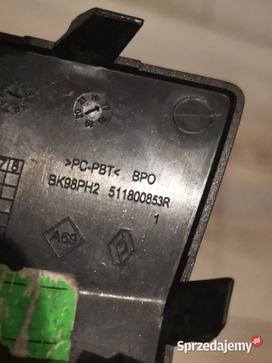 RENAULT CLIO IV ZAŚLEPKA HAKA PRZÓD 511800853R osobowe Międzychód