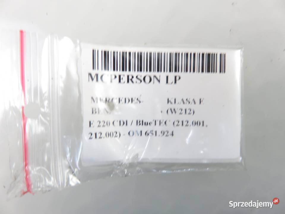 MCPERSON AMORTYZATOR PRZEDNI MERCEDES W212 E 220