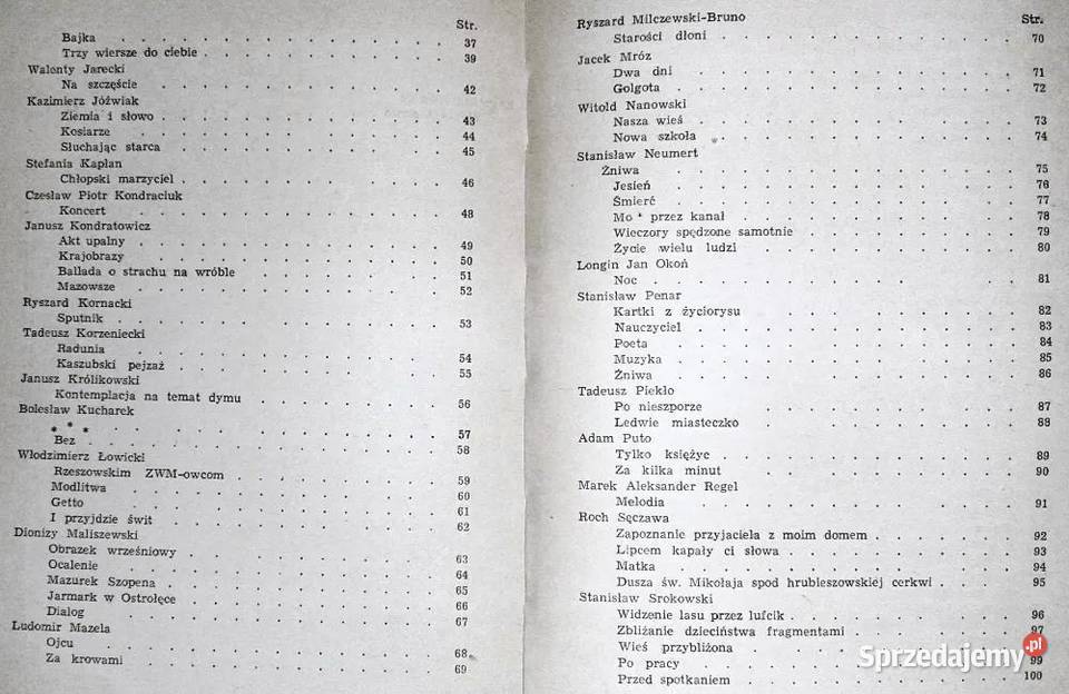 Młoda wieś pisze Almanach 1961 S Dybowski J M Chełm