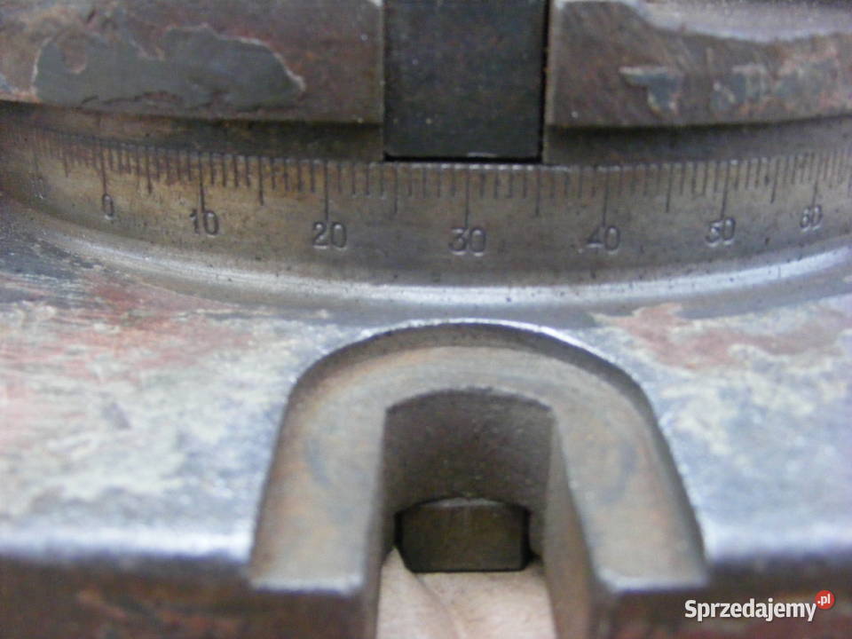 Imadło maszynowe 130 mm obrotowe 25 FV Wałcz