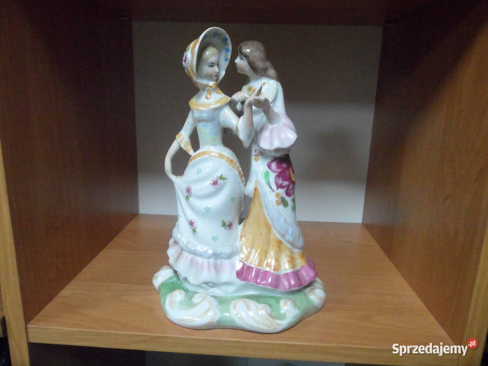 Figurka porcelanowa Kobieta i wróżka cyganka wielkopolskie Konin