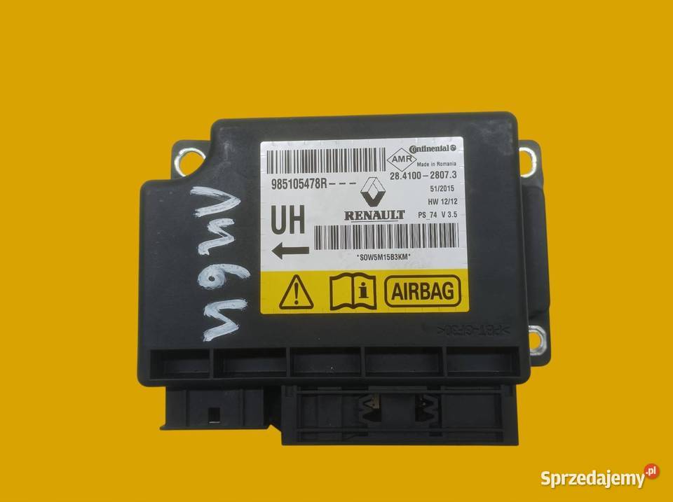 SENSOR AIRBAG 985105478R Renault Megane III