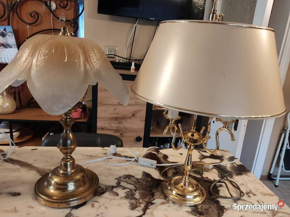 stara lampa lampka mosiądz