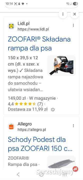 Rampa psa nowa Dla psów