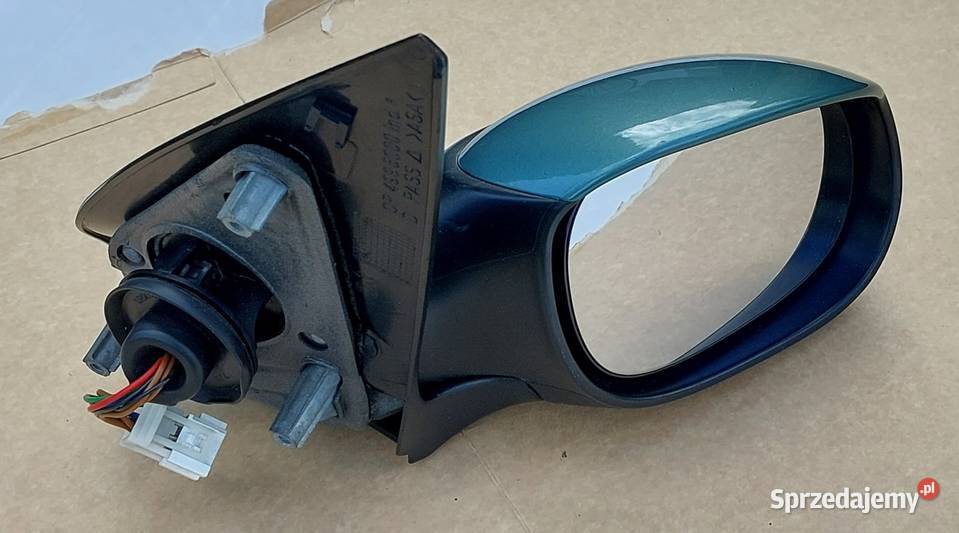 LUSTERKO PRAWE ELEKTRYCZNE PEUGEOT 206 7 PIN Lusterka zewnętrzne Mielęcin