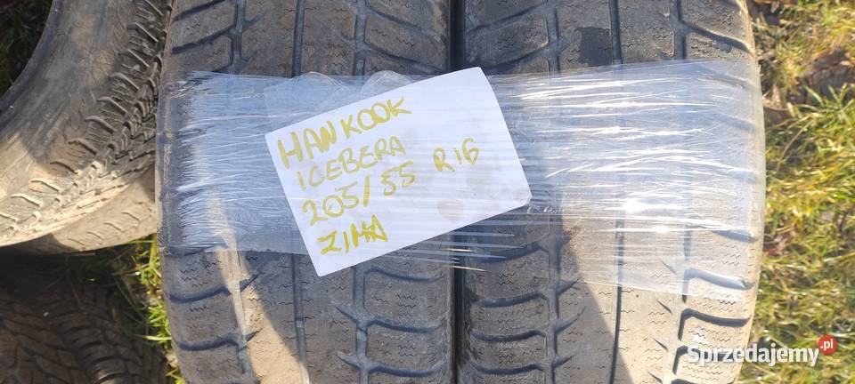 2 opony zimowe HANKOOK ICEBERA 20555 R16
