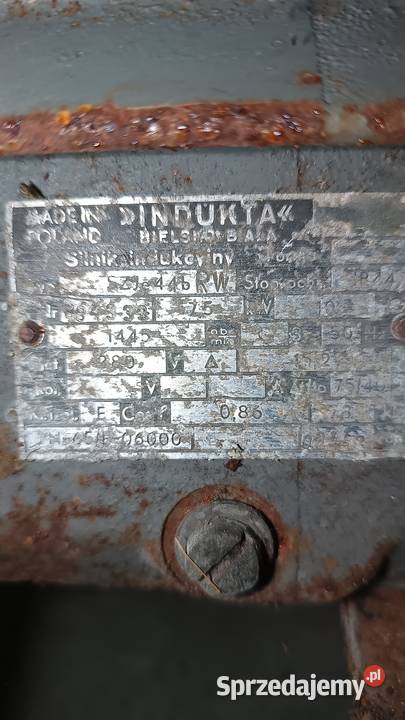 Silnik 75 kw dwa biegi na wózku Sierakowice sprzedam