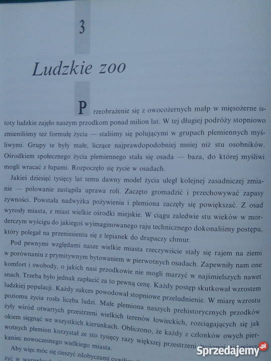 ZWIERZĘ ZWANE CZŁOWIEKIEM Desmond Morris Leszno
