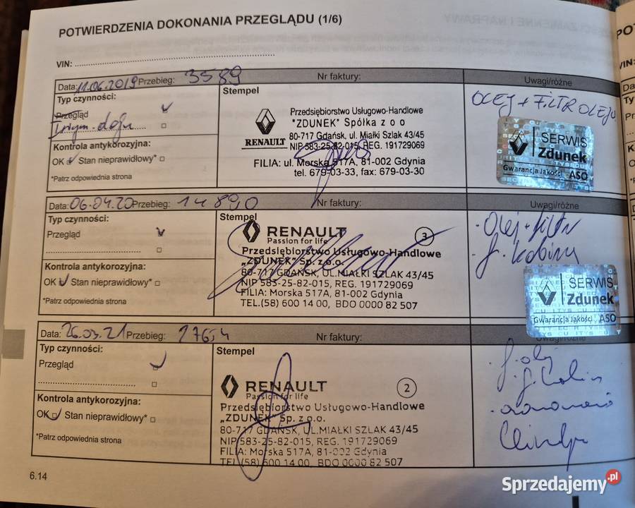 DaciaLogan2019 SalonPolska przeb70 1właściciel radio