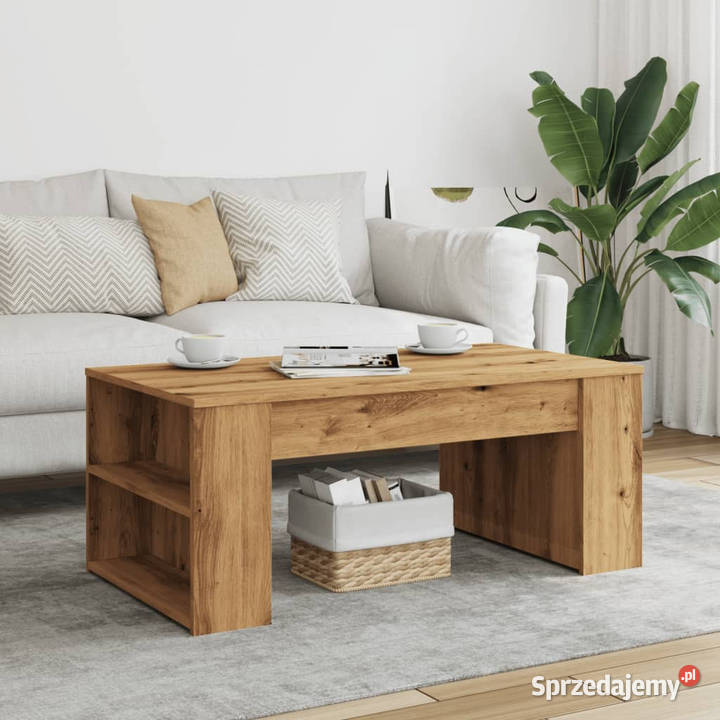 Stolik kawowy dąb artisan 102x55x42 WM856025 Warszawa