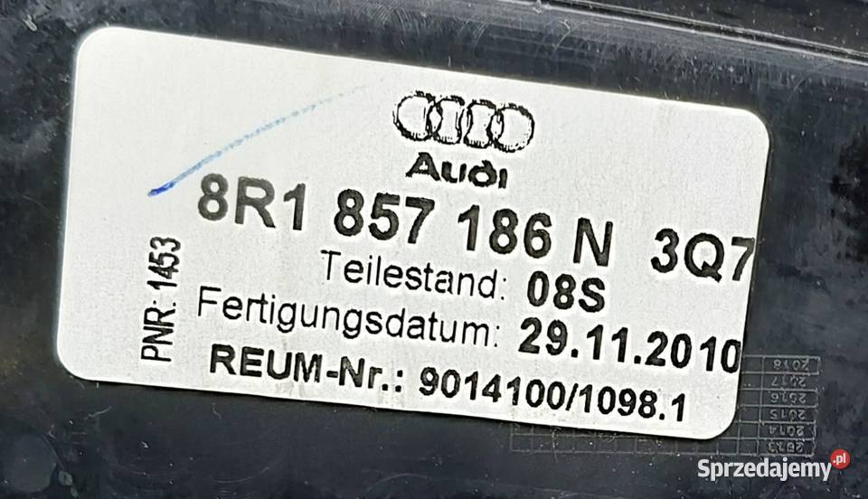 OBUDOWA RAMKA NAWIGACJI AUDI Q5 8R 8R1857186N osobowe dolnośląskie Mielęcin