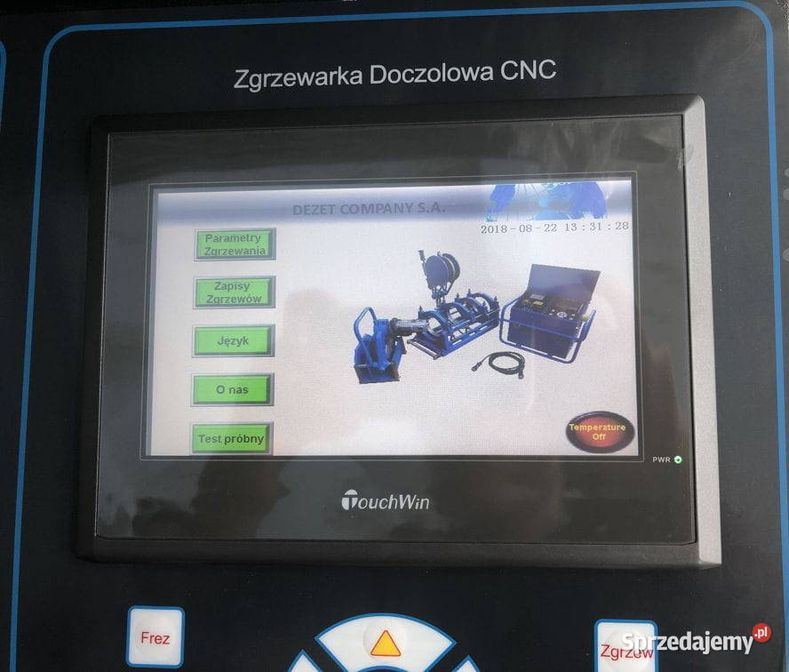 Automatyczna Zgrzewarka Doczołowa DEZET HQD315 Zalesie Górne