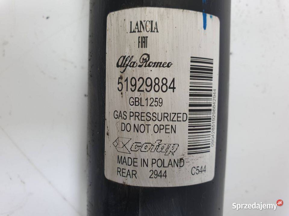 AMORTYZATOR PRAWY TYŁ FIAT FIORINO 51929884 Lipno