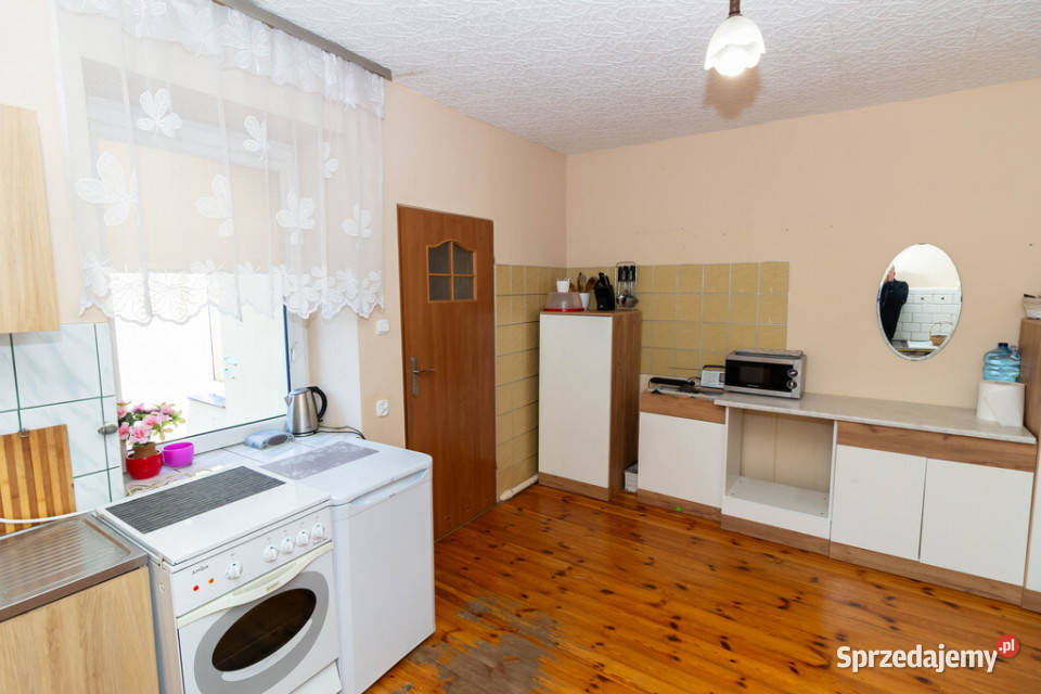 Dom parterowy 42m2 działka 800m2 Gliniany