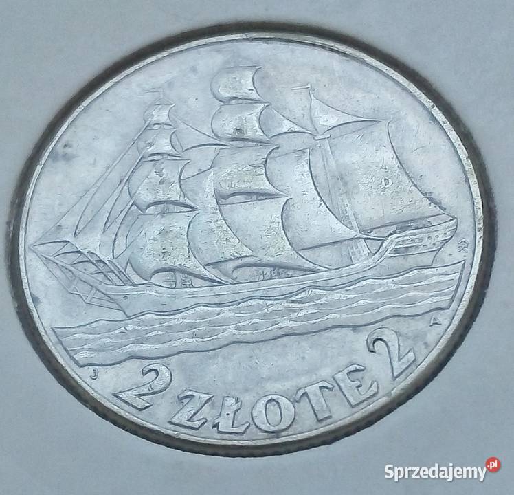 POLSKA2 1936 r SREBRO 750ŻAGLOWIEC Legionowo