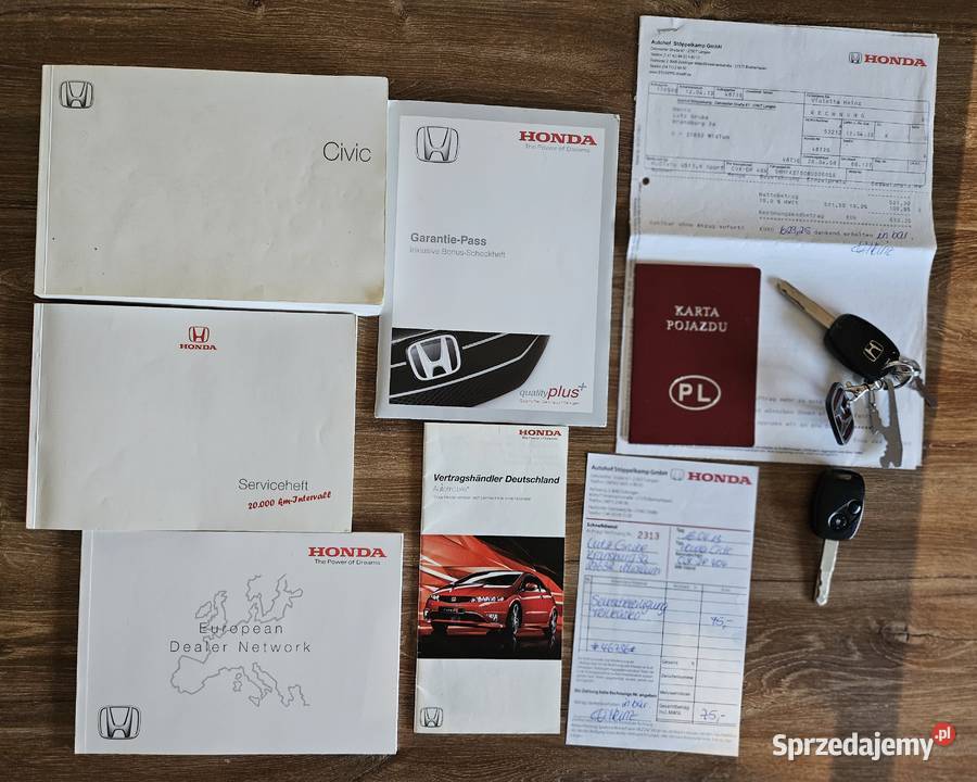 Honda Civic 18 iVTEC 140 I właściciel w 294000km Gdańsk