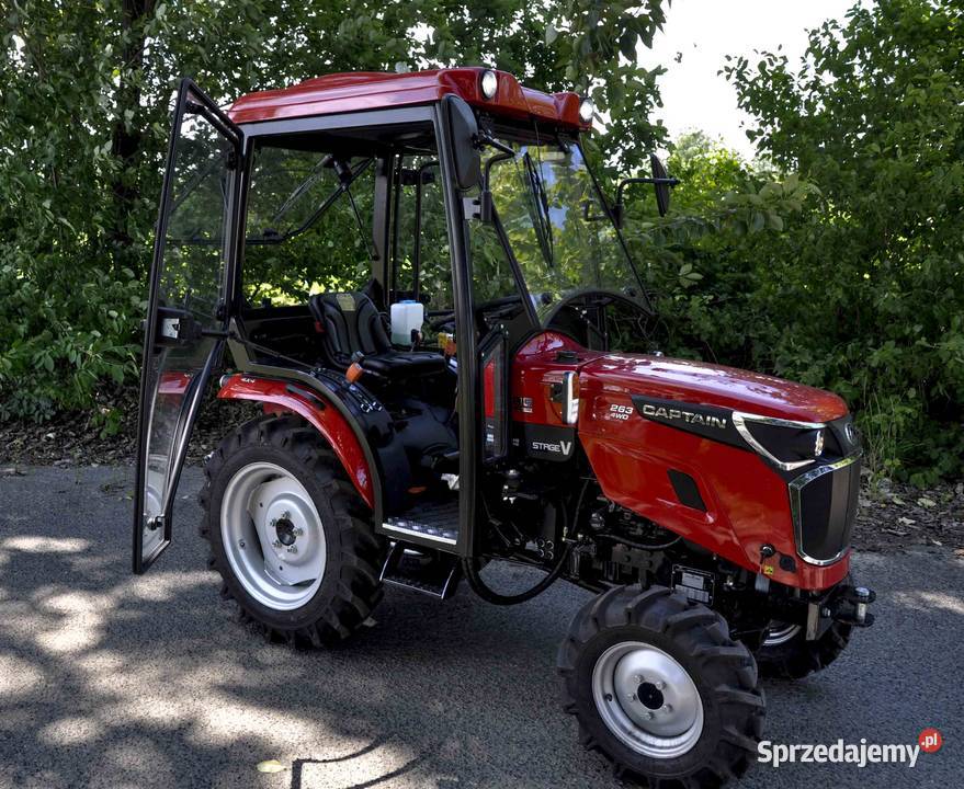 Nowy Mini Traktor Captain 263 4x4 wspomaganie Trzebnica sprzedam
