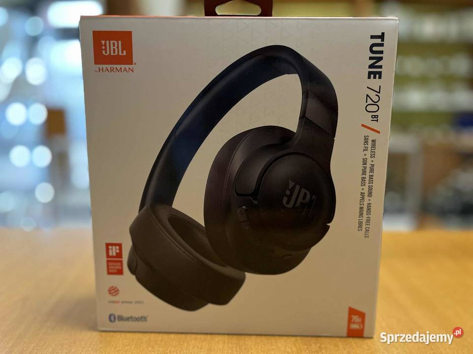 Słuchawki bezprzewodowe nauszne JBL Tune 720BT