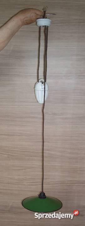 Stara lampa wisząca z regulacją wysokości inny kolor wielkopolskie Poznań