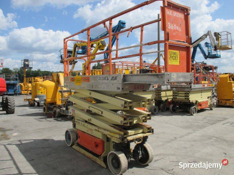 Podnośnik nożycowy elektryczny zwyżka JLG 2030ES Dźwigi, podnośniki Pleszew sprzedam