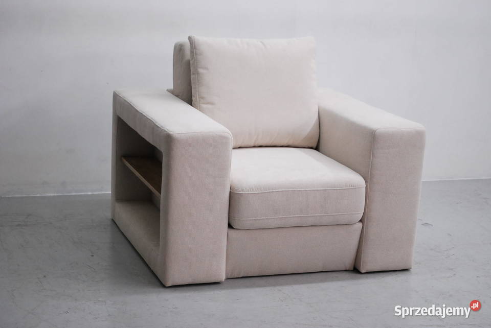 RXJ nowoczesny WYGODNY fotel pufa chowana Looks 114cm Poznań