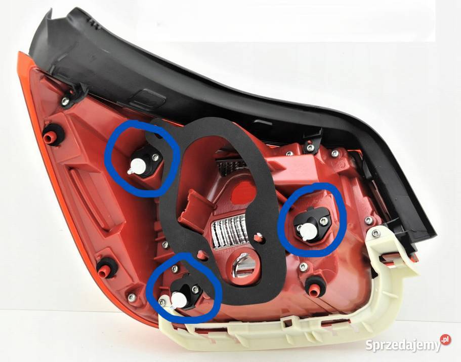 Mocowanie uchwyty lampy tył błotnik Chevrolet osobowe Warszawa