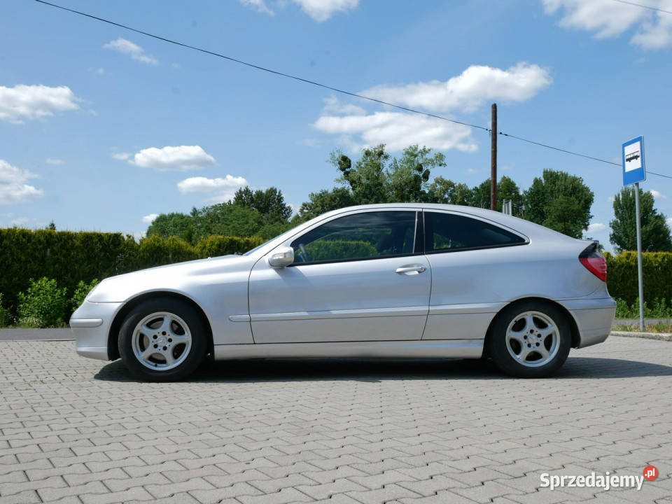 Mercedes C 180 18 129 Coupe Panorama Bogata aluminiowe felgi Goczałkowice-Zdrój