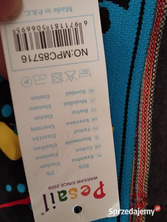 bokserki męskie chłopięce pesail rozmiar M z Bielizna Poznań