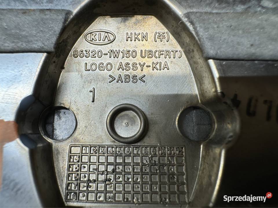 Emblemat Logo znaczek zderzaka Kia Rio 3 III VI Międzychód