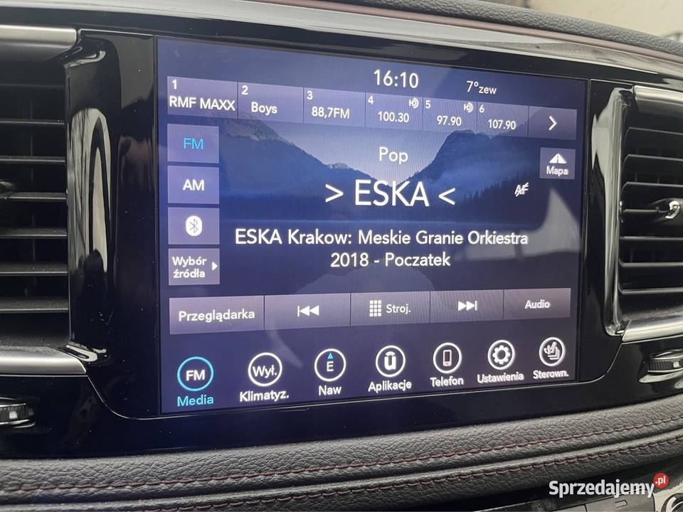CHRYSLER PACIFICA USA dostosowanie Radio Navi małopolskie Kraków serwis