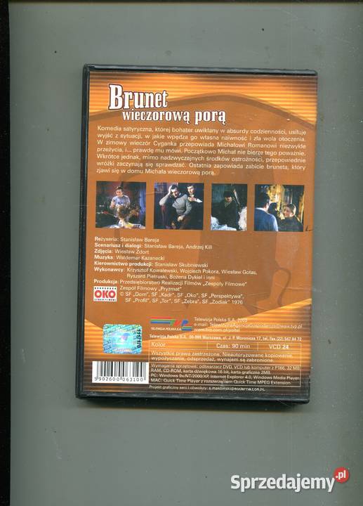 Brunet wieczorową porą Film DVD Szczecin