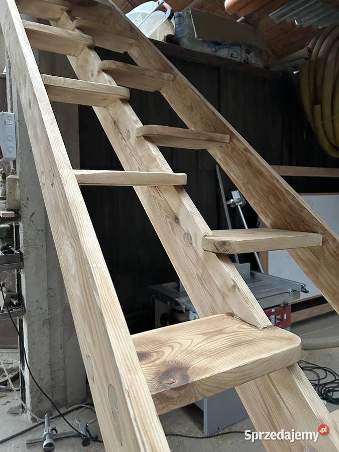 Schody drewniane samonośne kacze Pozostałe Brańszczyk sprzedam
