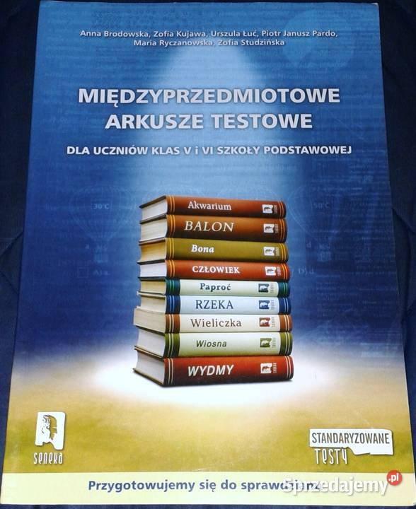 Międzyprzedmiotowe arkusze testowe Anna sprzedam