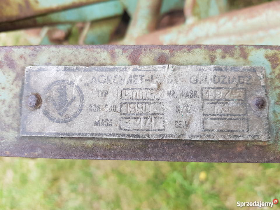 Glebogryzarka Grudziądz 165 mazowieckie Czerwińsk nad Wisłą