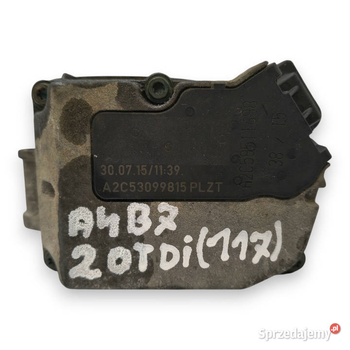 PRZEPUSTNICA Audi A4 B7 A6 C6 20 TDI A2C59511698 Chełm