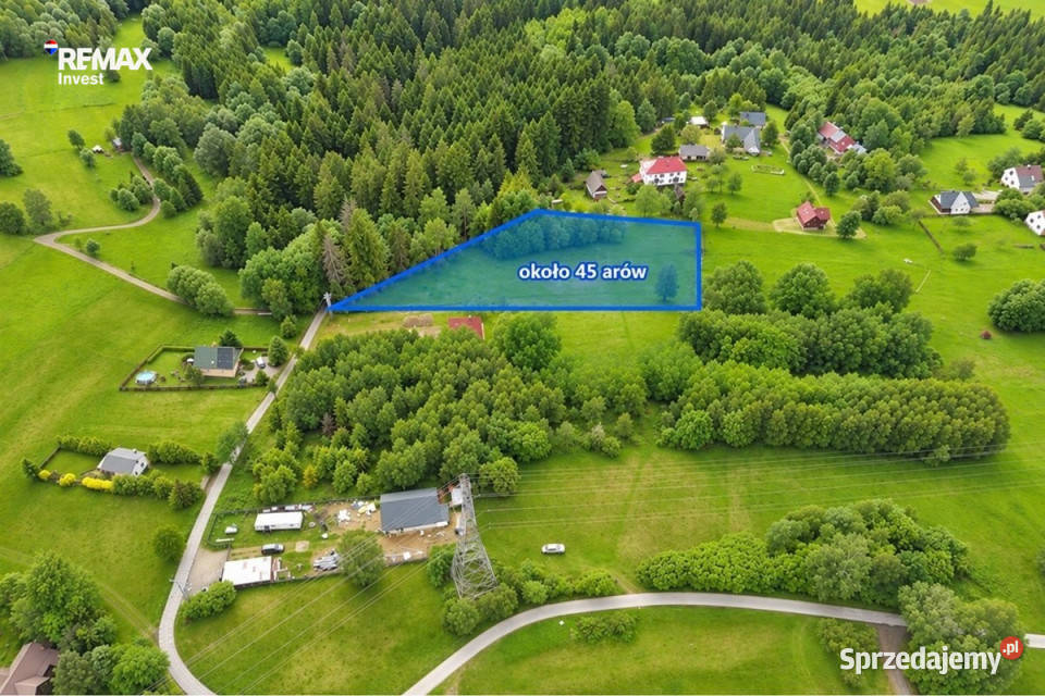 Działka ok 4500 m w Sól Kiczora widokowa Sprzedaż Sól-Kiczora
