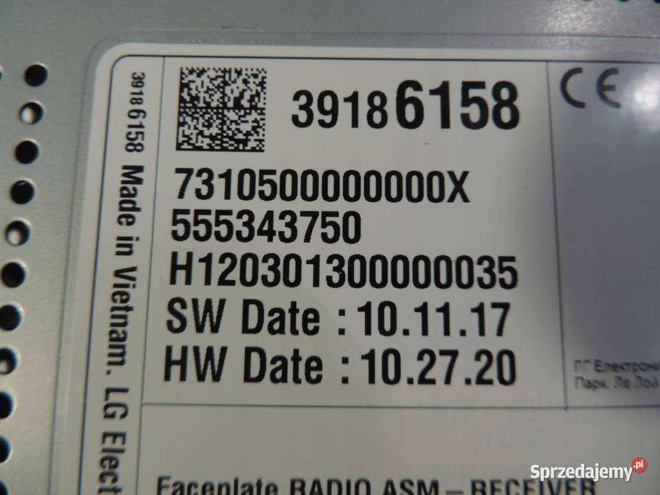 Wyświetlacz navi ekran Opel Zafira C NOWY sprzedam