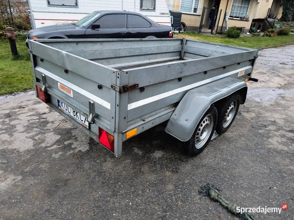 Sprzedam przyczepka lekka Neptun dwuosiowa pełny VAT Dłużec sprzedam