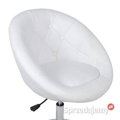 vidaXL Stołki barowe 2 białe sztuczna