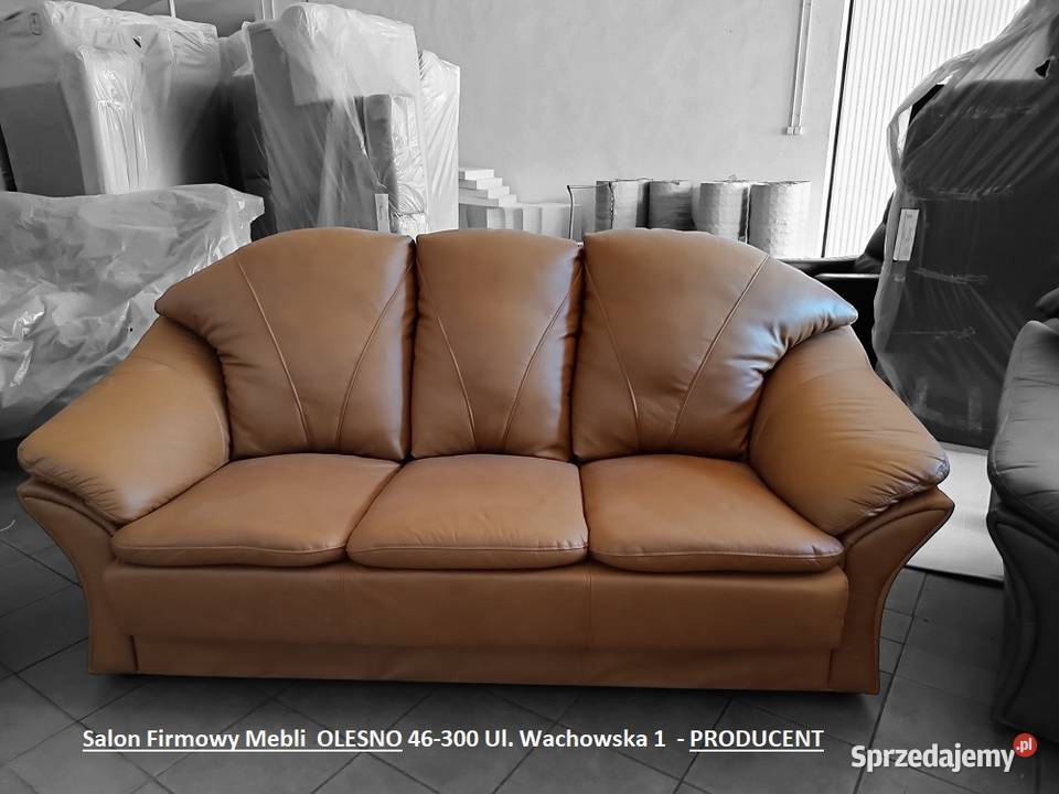 Komplet 3R11 BOSTON Skóra Naturalna OUTLET 36 Komplety wypoczynkowe Kluczbork