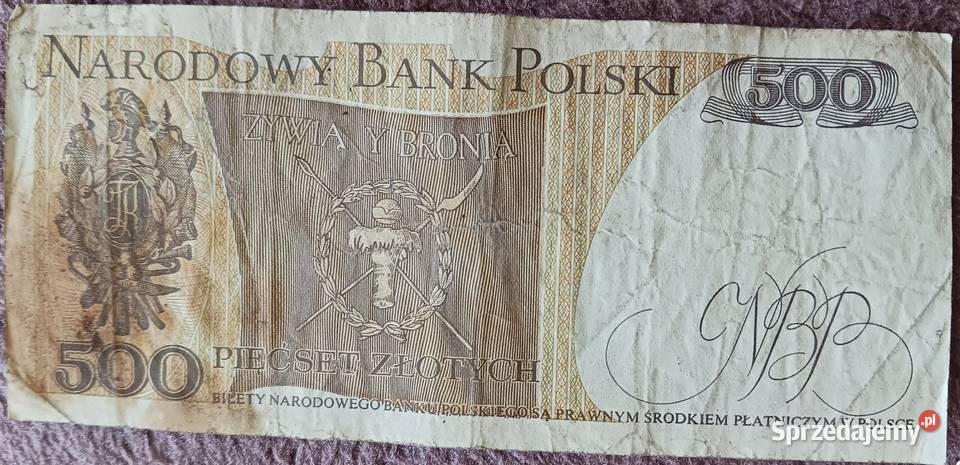 500 T Kościuszko seria FE 1VI1982 r wielkopolskie Konin