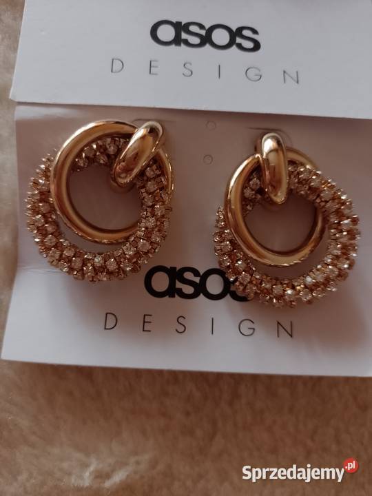 ASOS Bogato zdobione kolczyki biznesowe z Dodatki Kraków