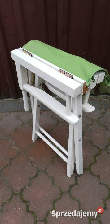 Krzesło reżysera składane drewniane fotel na Garwolin sprzedam