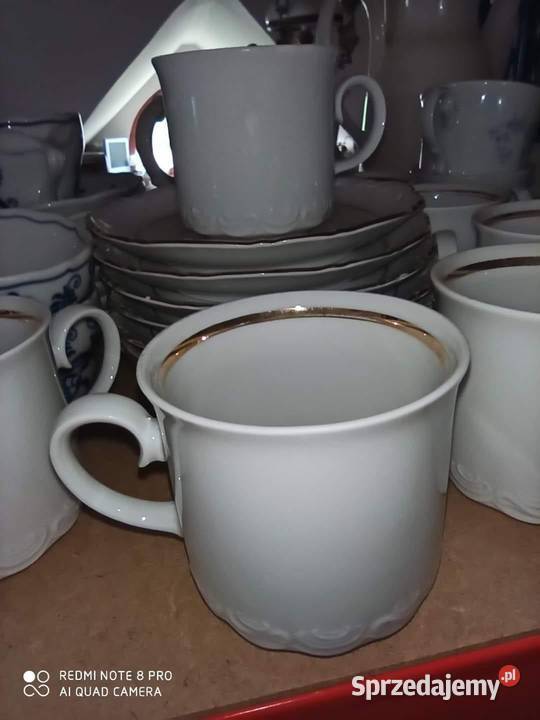 Filiżanka z błękitnymi kwiatkami Winterteich pomorskie Gdańsk sprzedam