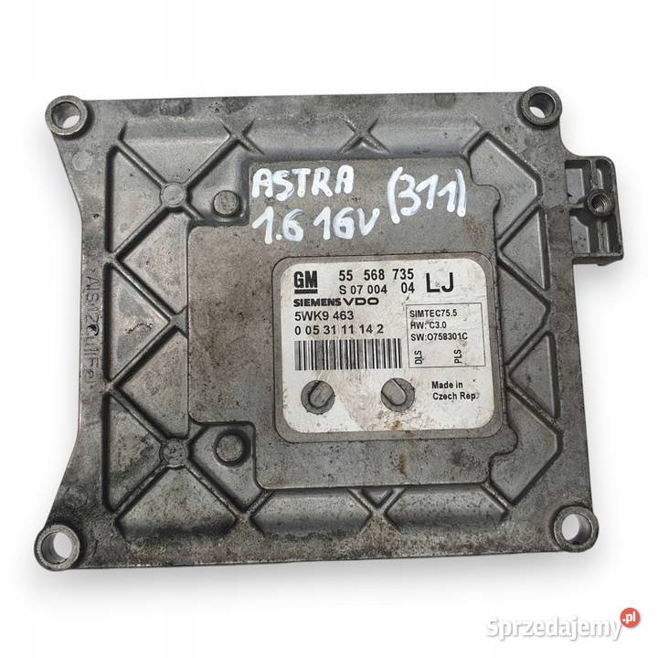STEROWNIK SILNIKA Opel Astra J 16 16V Siemens Chełm