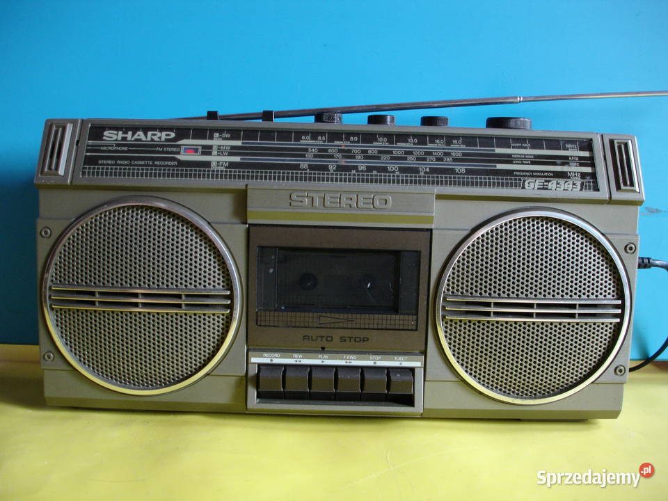 Radiomagnetofon SHARP GF4343 Radioodtwarzacze Zielona Góra