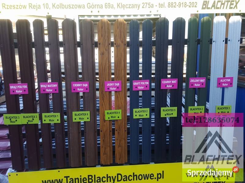 Trwałe metalowe ogrodzenie z sztachet metalowych Dębica sprzedam